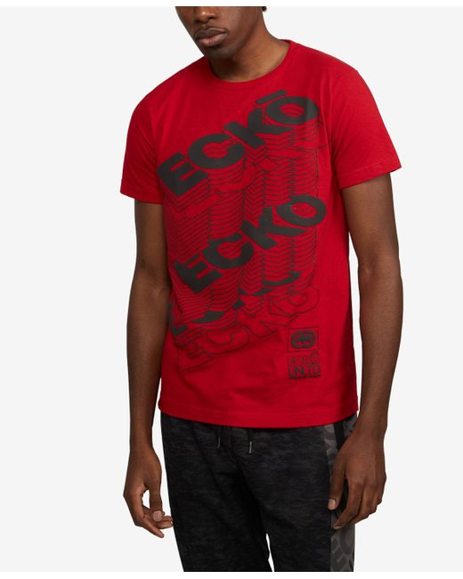 Ecko Unltd Sitting On Stacks Graphic T-shirt