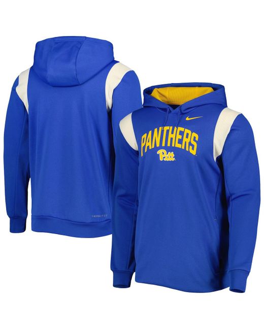 Nike Pitt Panthers 2022 Sideline Performance Pullover Hoodie