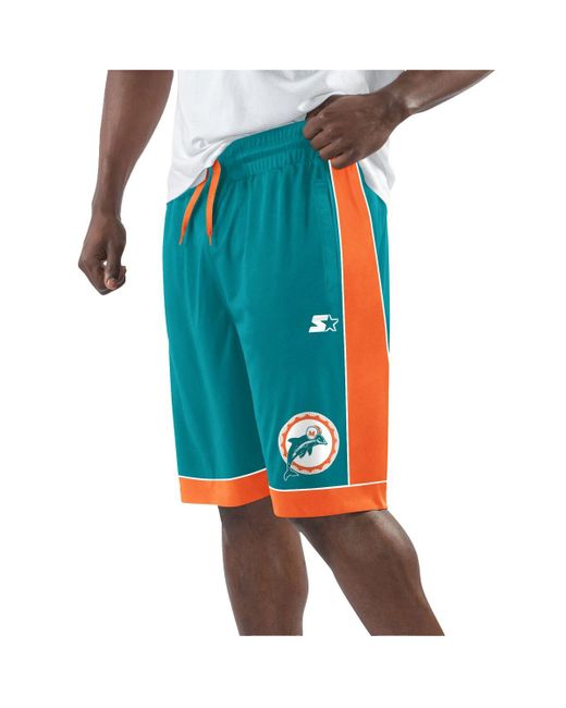 Starter Distressed Miami Dolphins Vintage-Like Fan Favorite Shorts
