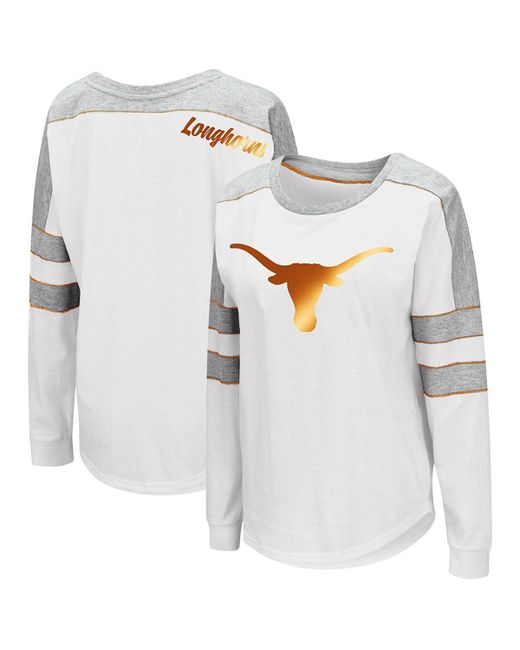 Colosseum Texas Longhorns Trey Dolman Long Sleeve T-shirt