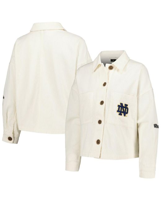 Hype and Vice Notre Fighting Irish Corduroy Button-Up Jacket