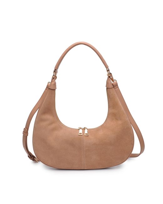 Moda Luxe Teresa Suede Shoulder Bag