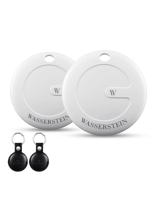 Wasserstein WTag Bluetooth Tracker MFi Certified Luggage Trackers Key Pet Phone and More Works with Apple Find My Not