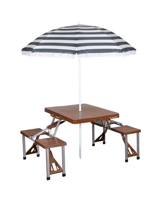 StanSport Stan sport Picnic Table and Umbrella Combo 615-45