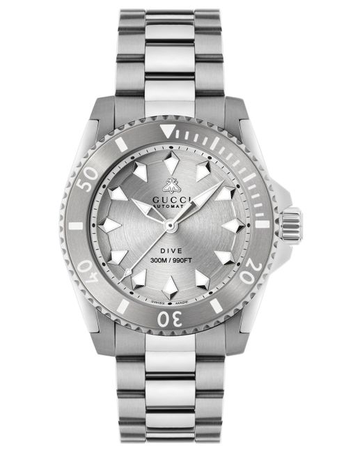 Gucci Swiss Automatic Dive Bracelet Watch 40mm