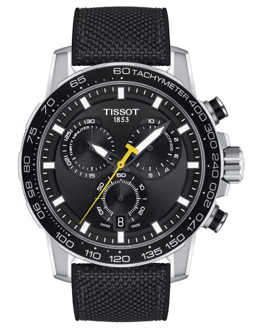 Tissot Swiss Chronograph Supersport Textile Strap Watch 40mm