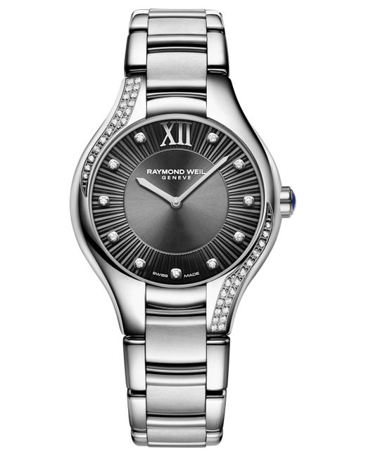Raymond Weil Swiss Noemia Diamond 1/4 ct. t.w. Stainless Steel Bracelet Watch 32mm
