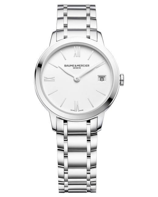 Baume & Mercier Swiss Classima Stainless Steel Bracelet Watch 31mm