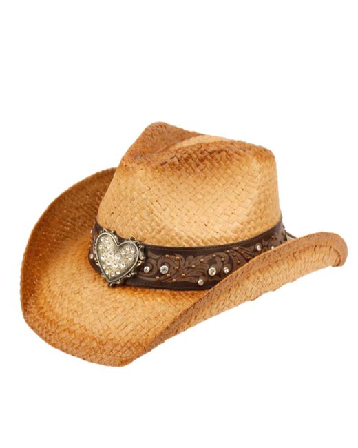Epoch Hats Company Cowboy Hat with Trim Band and Studs