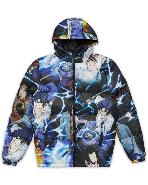 Reason Naruto Sasuke All Over Print Puffer Jacket
