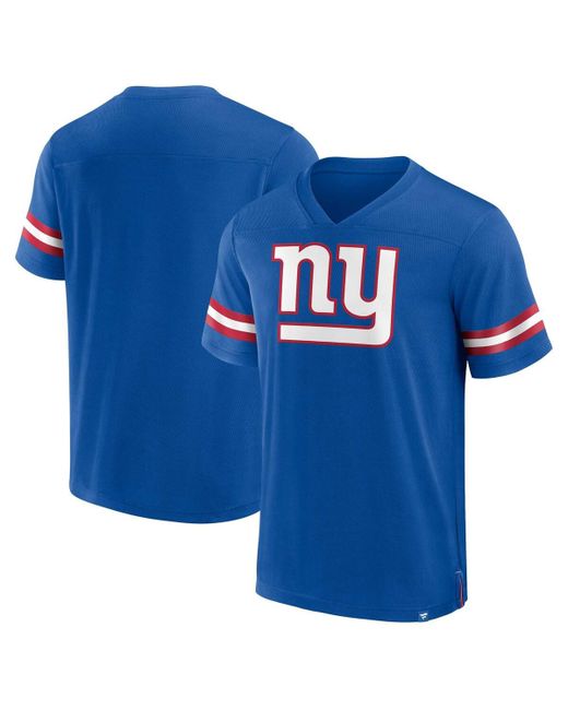 Fanatics New York Giants Jersey Tackle V-Neck T-shirt