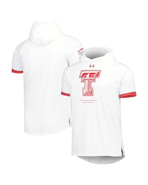 Under Armour Texas Tech Red Raiders On-Court Raglan Hoodie T-shirt
