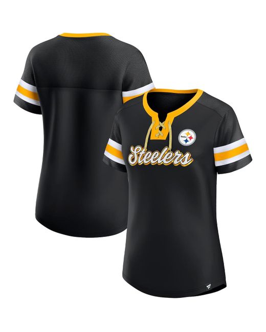 Fanatics Pittsburgh Steelers Original State Lace-Up T-shirt