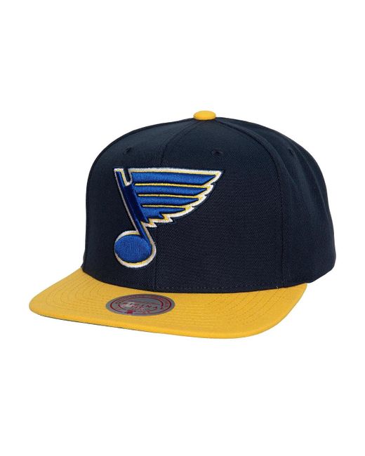 Mitchell & Ness St. Louis Blues Core Team Ground 2.0 Snapback Hat