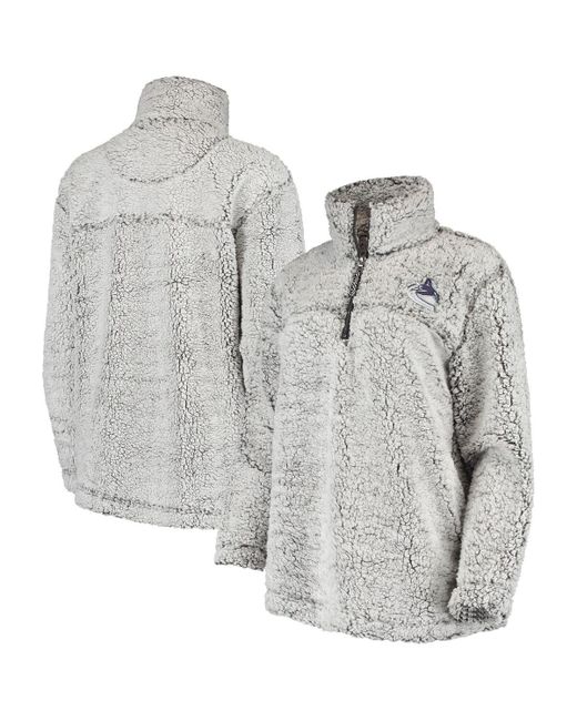 G-iii 4her By Carl Banks Vancouver Canucks Sherpa Quarter-Zip Jacket