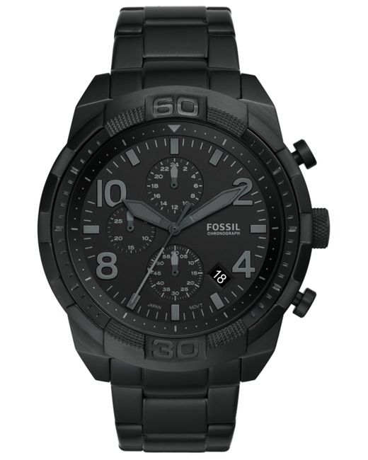 Fossil Chronograph Bronson Stainless Steel Bracelet Watch 50mm