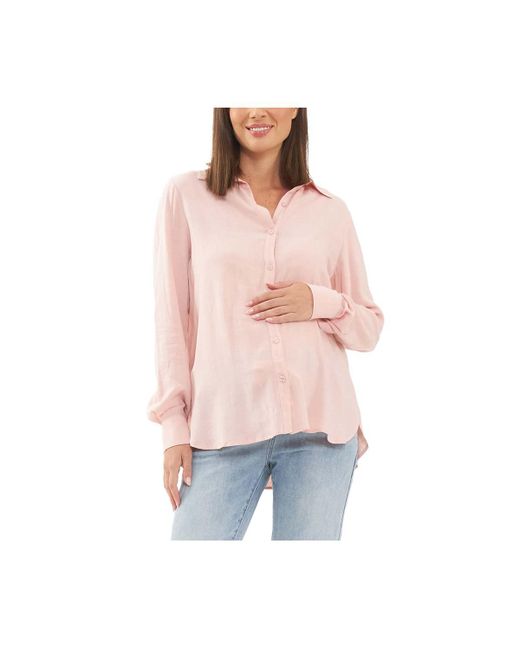 Ripe Maternity Clara Relaxed Button Up Shirt