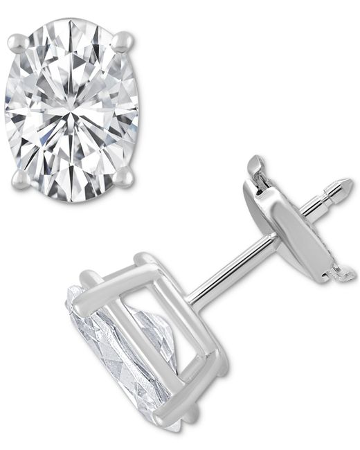 Badgley Mischka Certified Lab Grown Diamond Oval Stud Earrings 6 ct. t.w. 14k Gold