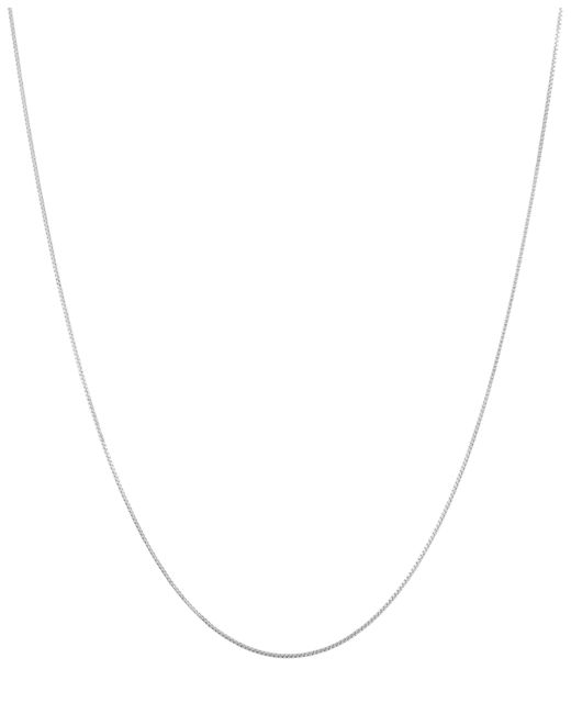 Macy's Solid Box Link 24 Chain Necklace 14K