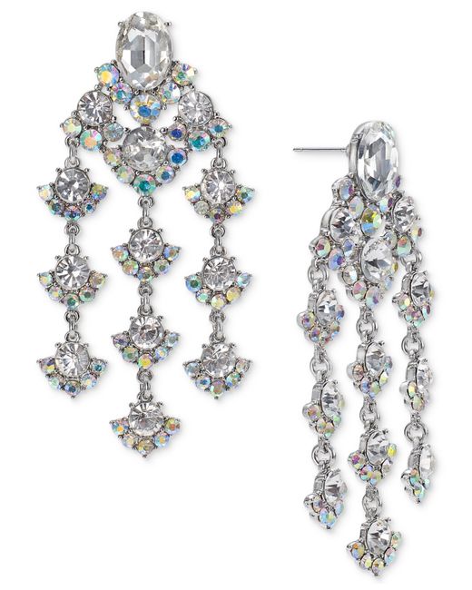 I.N.C. International Concepts Tone Chandelier Crystal Earrings Created for