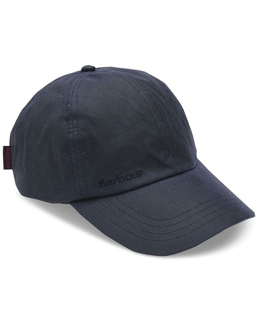 Barbour Logo Embroidered Waxed Sports Cap