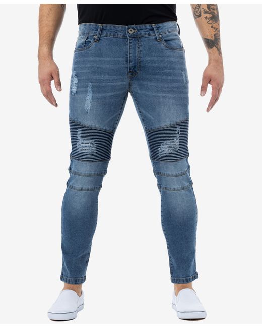 X-Ray Regular Fit Moto Jeans