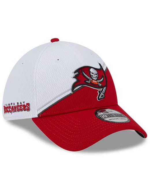 New Era Red Tampa Bay Buccaneers 2023 Sideline 39THIRTY Flex Hat
