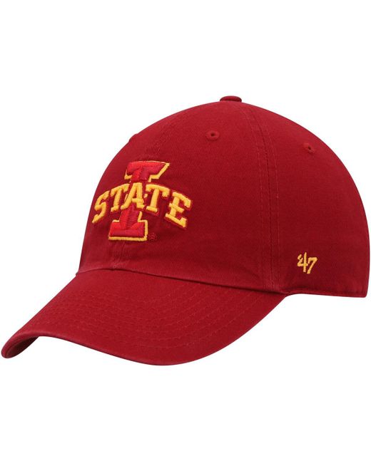 '47 Brand 47 Brand Iowa State Cyclones Clean Up Adjustable Hat