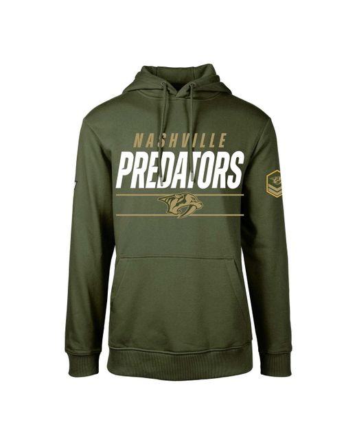 Levelwear Nashville Predators Podium Fleece Pullover Hoodie