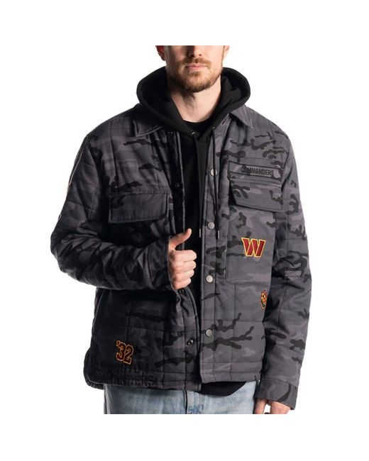 The Wild Collective and Washington Commanders Utility Full-Snap Jacket