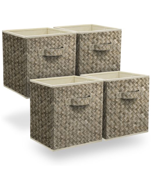 Sorbus 4-Piece Fabric Collapsible Storage Bin Set