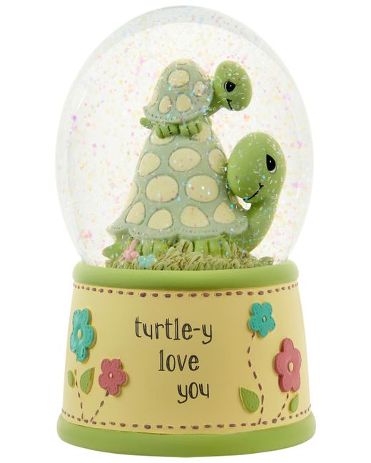 Precious Moments Turtle-y Love You and Glass Musical Snow Globe