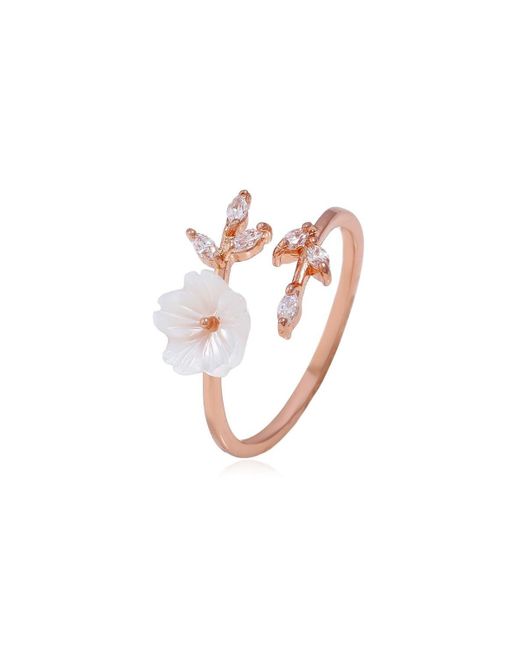 Hollywood Sensation Cherry Blossom Ring Adjustable