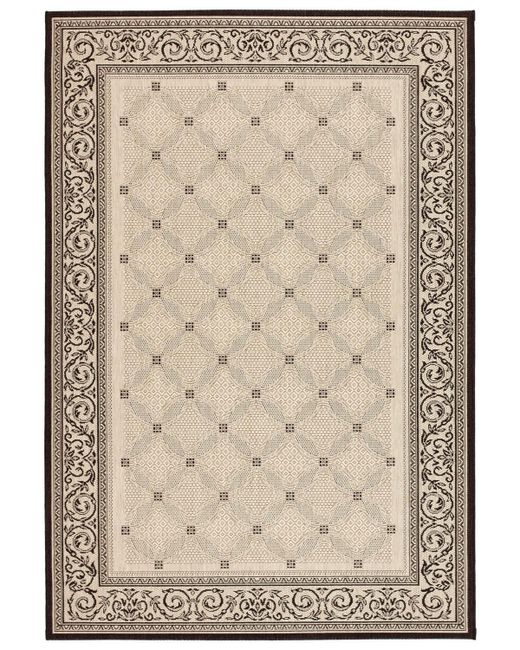 Safavieh Courtyard CY1502 and Black 67 x Square Outdoor Area Rug Bla