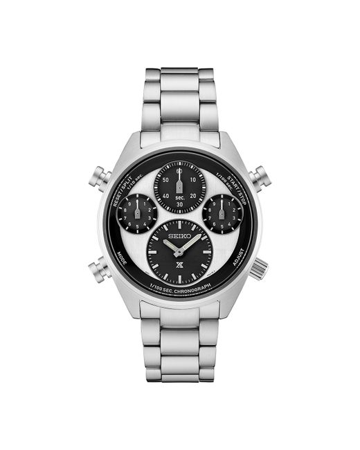 Seiko Chronograph Prospex Speedtimer Stainless Steel Bracelet Watch 44mm