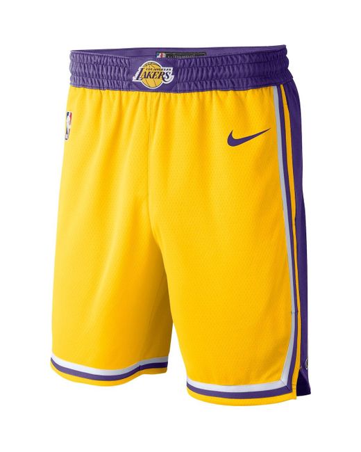 Nike 2019/20 Los Angeles Lakers Icon Edition Swingman Shorts