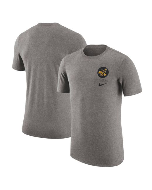 Nike Distressed Iowa Hawkeyes Retro Tri-Blend T-shirt