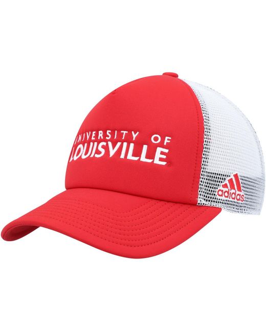 Adidas Louisville Cardinals Foam Trucker Snapback Hat