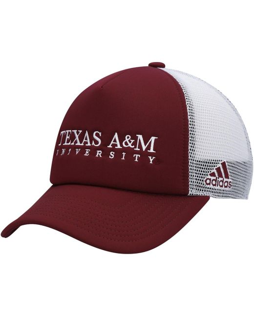 Adidas Texas AM Aggies Foam Trucker Snapback Hat