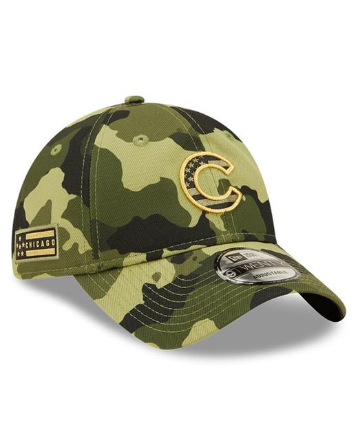 New Era Chicago Cubs 2022 Armed Forces Day 9TWENTY Adjustable Hat