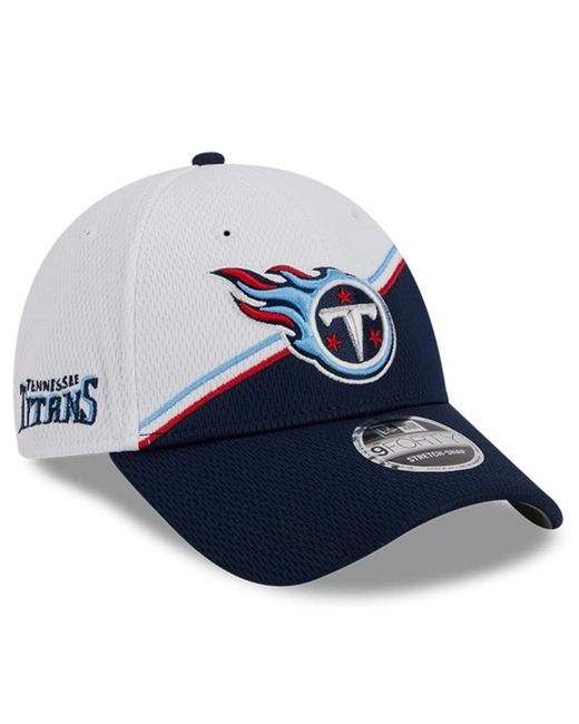 New Era Navy Tennessee Titans 2023 Sideline 9FORTY Adjustable Hat