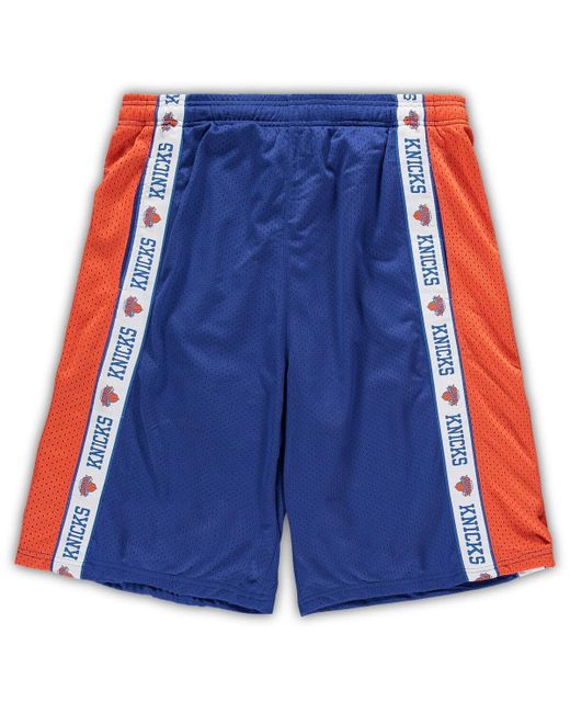Fanatics and New York Knicks Big Tall Tape Mesh Shorts