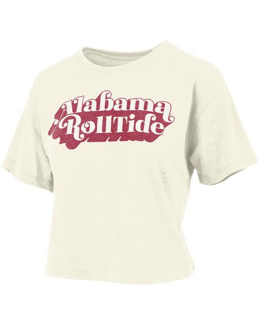 Pressbox Distressed Alabama Crimson Tide Vintage-Like Easy T-shirt