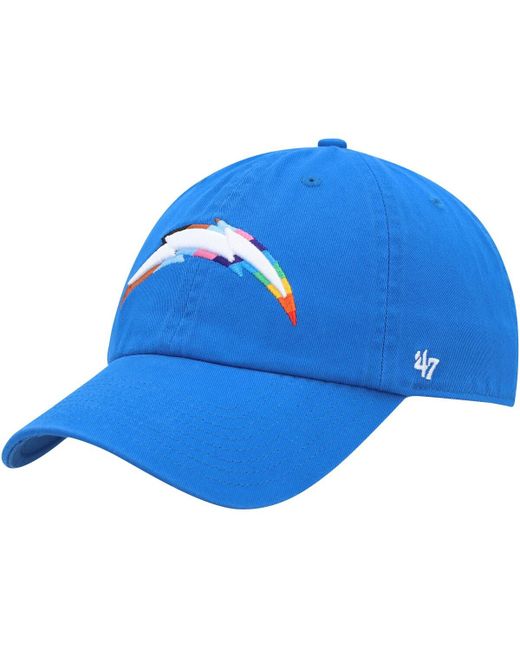 '47 Brand 47 Brand Los Angeles Chargers Pride Clean Up Adjustable Hat