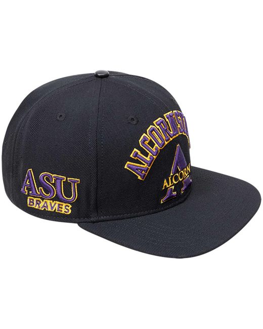 Pro Standard Alcorn State Braves Arch Over Logo Evergreen Snapback Hat