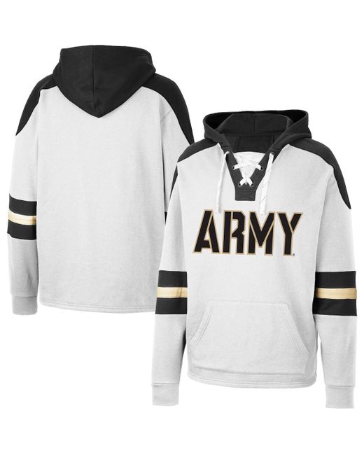Colosseum Army Black Knights Lace-Up 4.0 Pullover Hoodie