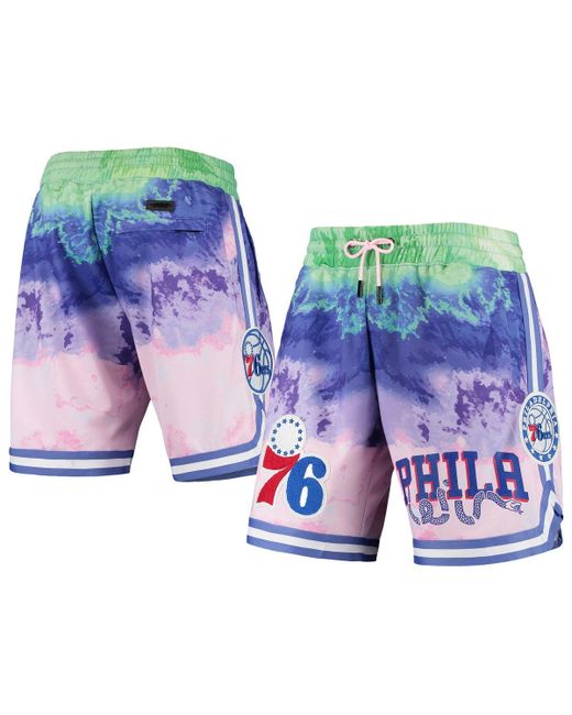 Pro Standard Philadelphia 76ers Multicolor Dip-Dye Shorts