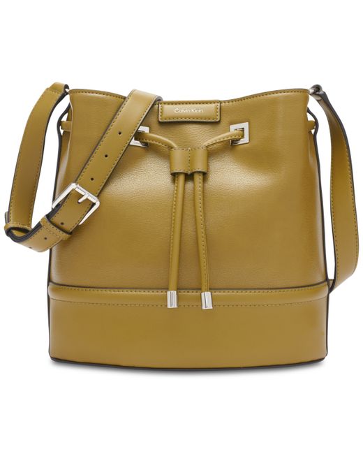 Calvin Klein Ash Drawstring Adjustable Bucket Bag