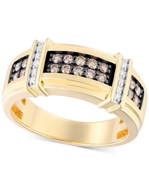 Macy's Black White Diamond Ring 1/2 ct. t.w. 10k Gold