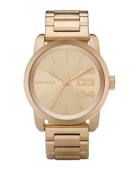 Diesel Watch Gold Ion Plated Stainless Steel Bracelet 54x46mm